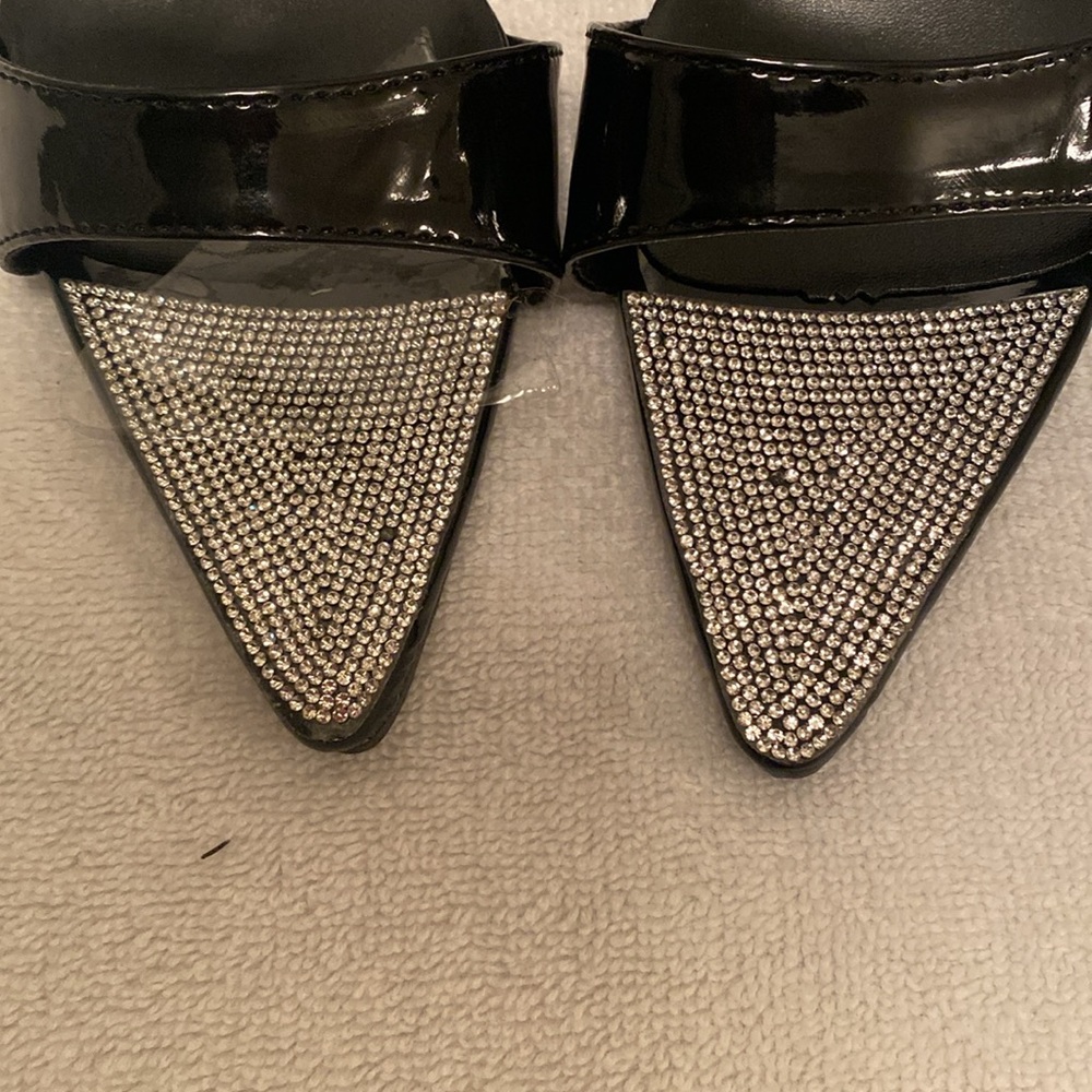 Elegant Black and Silver Sequins Heels…size 42 (9-9.5) - Picture 4 of 9